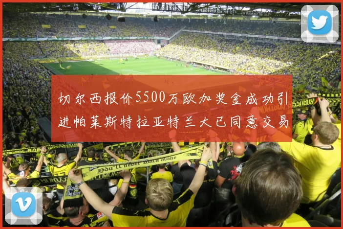 切尔西报价5500万欧加奖金成功引进帕莱斯特拉亚特兰大已同意交易